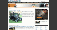 Desktop Screenshot of malaysiaminilover.com